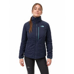 The North Face women's windbreaker outdoor trekking light navy kék dzseki