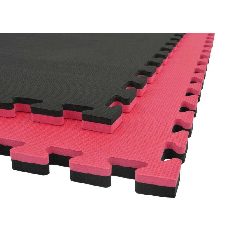 DBX Bushido Exercise mat with Safety Certificate - Puzzle 1x1m - Tatami fekete mats, puzzle, training equipment