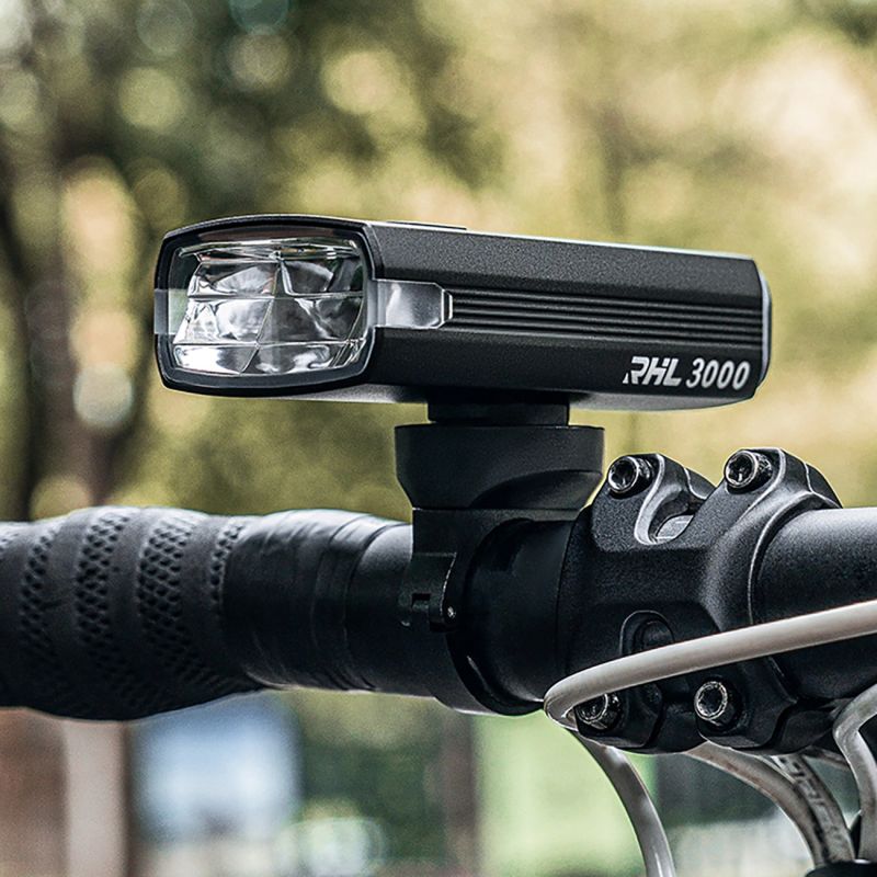Wozinsky Front Bike Light + USB-C Cable (3000 lm) - Black fekete elektronika 304004-184329