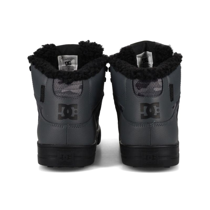 DC SHOES PURE HIGH TOP WC WNT DC01802021 Dark Gray fekete utcai cipő