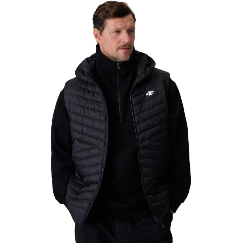Men's vest 4F M344 deep black 20S