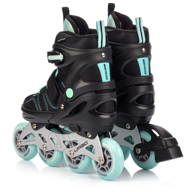 Meteor M 34-37 Urbo Roller Skates Black/Mint