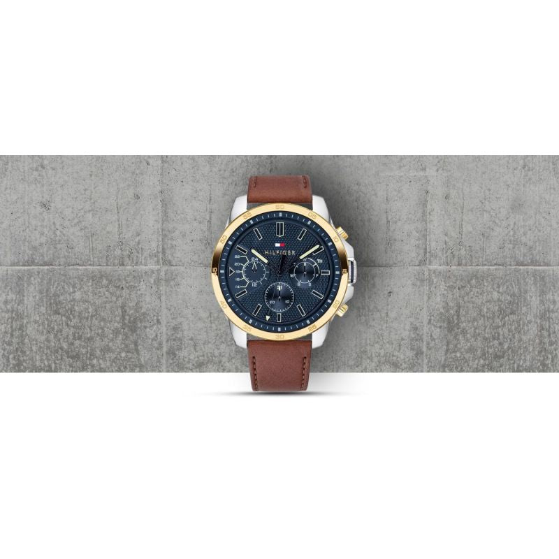 Tommy Hilfiger Decker Men's Watch 1791561 + BOX fekete pulóver