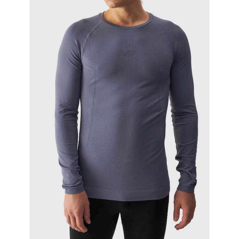 4f Men's seamless thermal underwear (top) 4FWAW24USEAM172-32S General