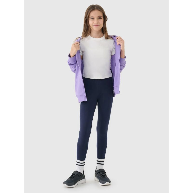 Girls' knitted 4F 4FJWMM00TTIGF220-31S leggings