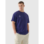 Smooth unisex oversize T-shirt 4F 4FRAW24TTSHU2672-31S póló