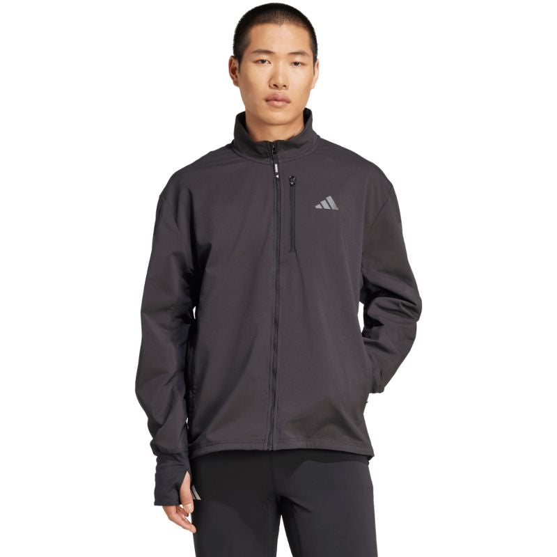 Men's adidas Own The Run Winterized Jacket JP3815 fekete clothing
