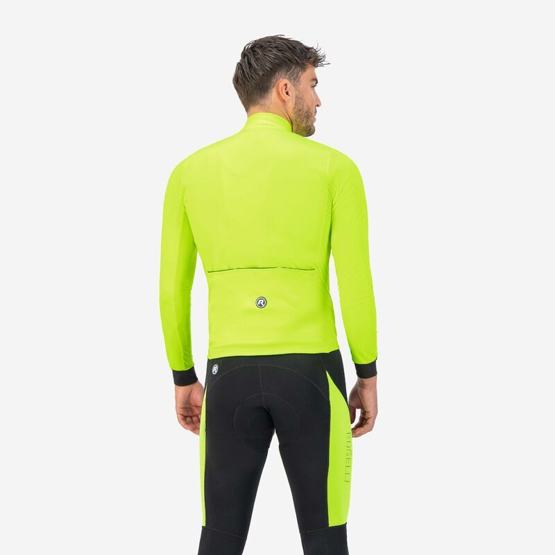 Rogelli long sleeve t-shirt CORE fluor kerékpáros ruha SIROG351810.L