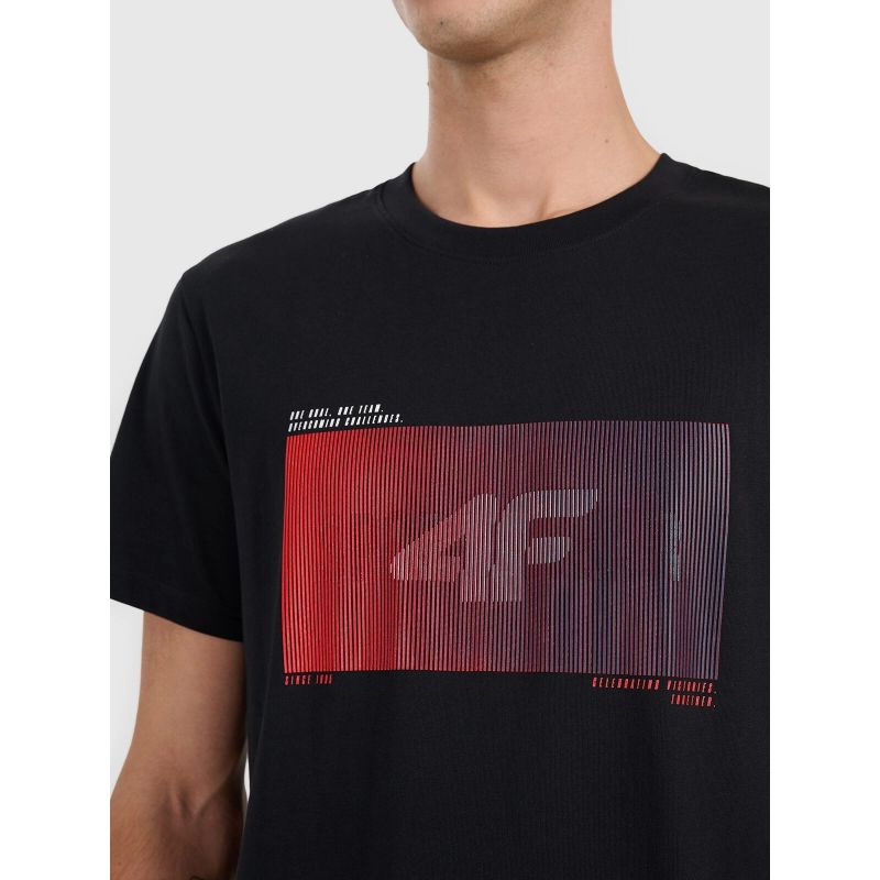 Men's regular printed T-shirt 4F 4FRAW25TTSHM3224-20S póló
