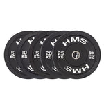 HMS Olympic plate BLACK BUMPER 25 kg BBR25 fekete póló 17-61-019