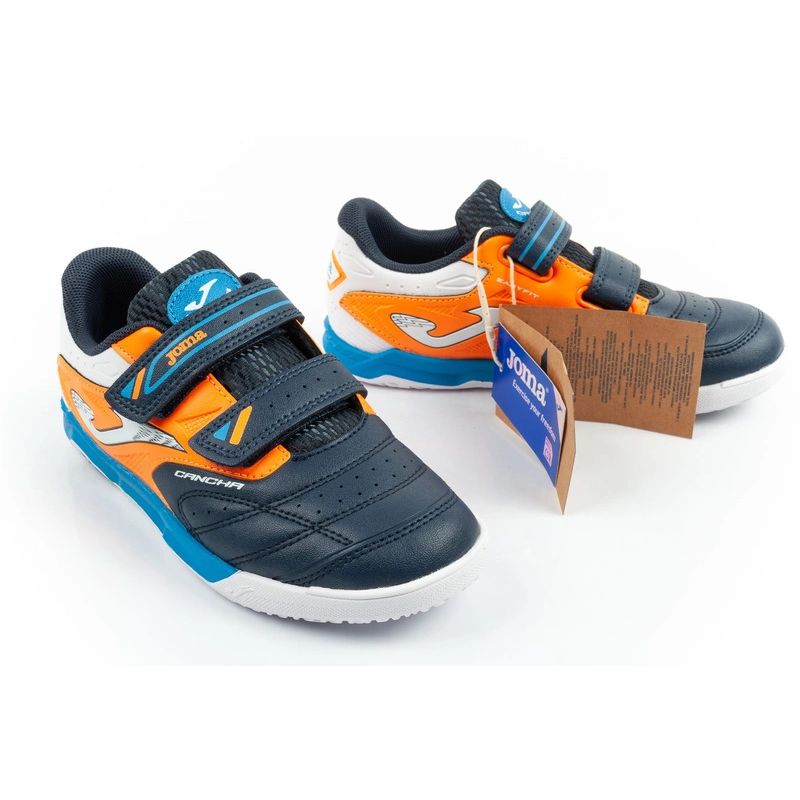 Joma Cancha JR 2633 indoor football sports for children with Velcro cipő