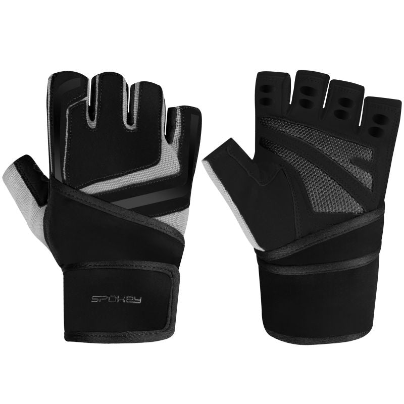 Spokey Bolster LW fitness gloves SPK-943721 fekete kapuskesztyű