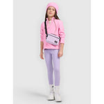 Regular fleece without hood for girls 4F 4FJRSS26TFLEF507-56S kapucnis pulóver