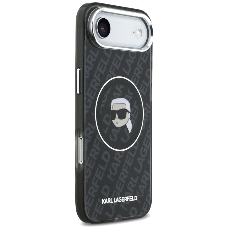 Karl Lagerfeld IML Karl Head Logo MagSafe Case for iPhone 17 Air - fekete telefontok
