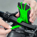 Rockbros LF436 Handlebar Clamp Phone Holder - Green zielony phones and accessories