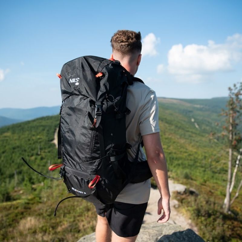 Nils Extreme Nils Camp Nordkapp 65 l Backpack, Black fekete hátizsák 15-07-149