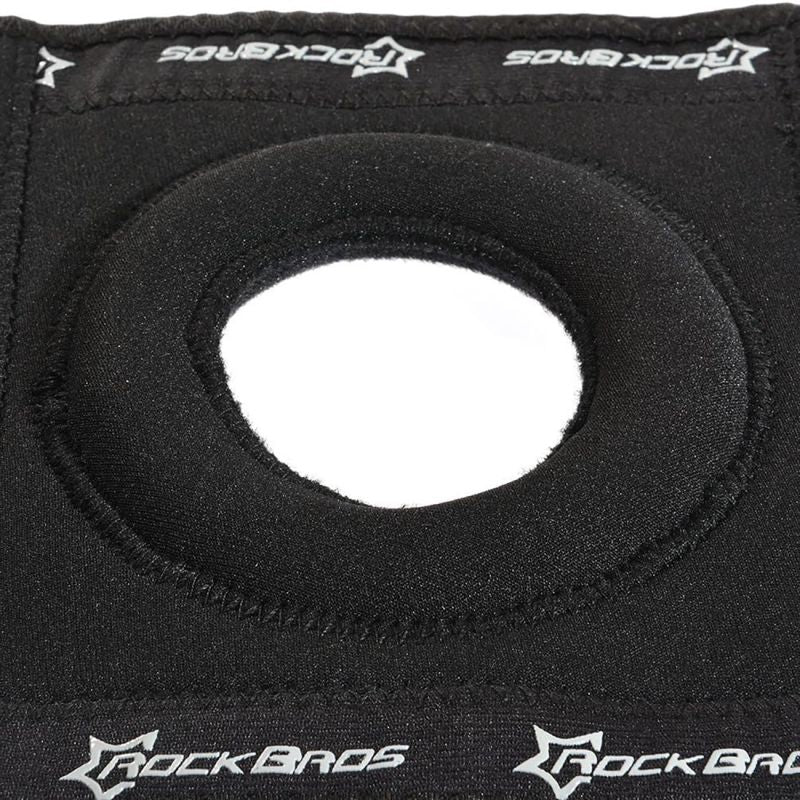 Rockbros sports protector for patella and knee joint size - black fekete protectors and knee pads