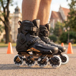 Na1601 Slalom Roller Skates Slayd Black Size 46 Nils Extreme fekete utcai cipő