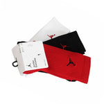 AIR Jordan Men’s Everyday Dri-Fit Crew Basketball Socks, 3-Pack – fekete zokni DX9632-918