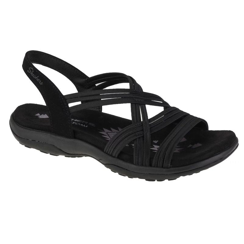 Skechers Reggae Slim Simply Stretch Sandals 163023-BLK Black 36 Cipő