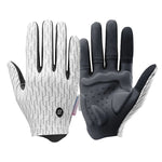 Rockbros sports gloves full spring-summer size - white and black fekete kesztyű