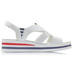Rieker W V02Y5 wedge white fehér sandals