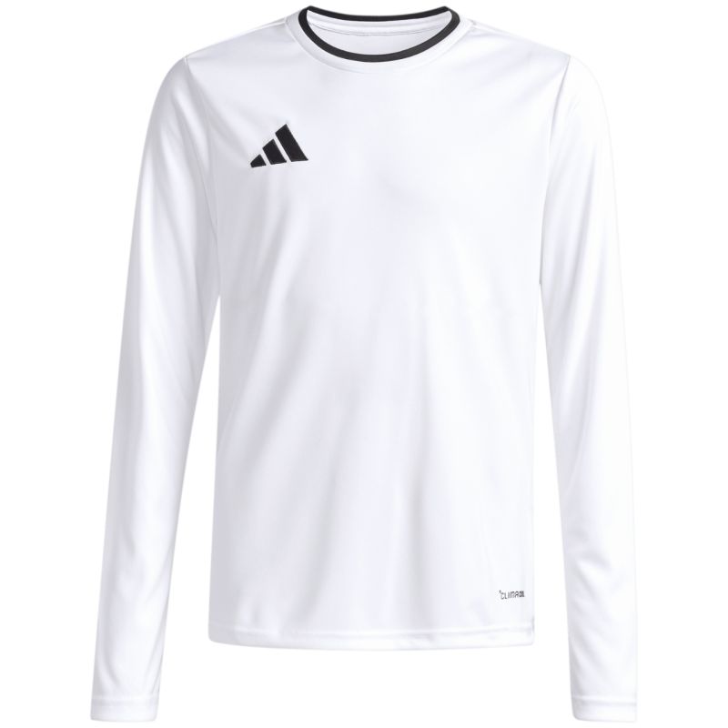 Adidas Entrada 26 Long Sleeve Jersey Kids’ Shirt, White, fehér gyerek póló KF5874