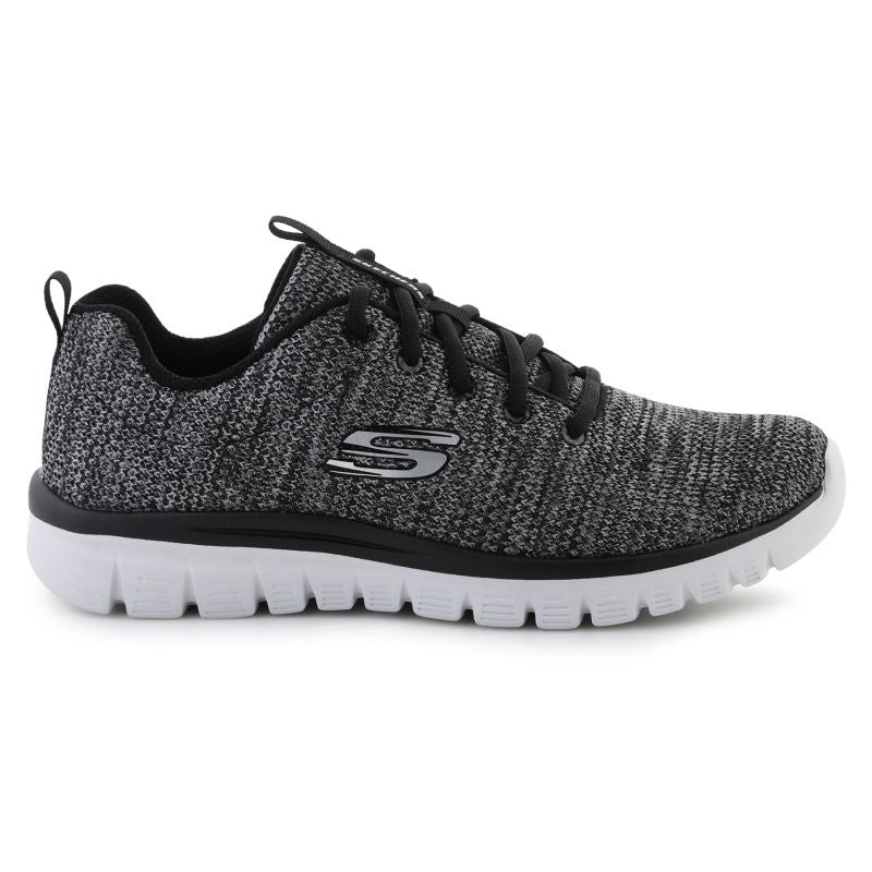Skechers Graceful Twisted Fortune M 12614-BKW shoes cipő