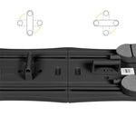 Rebel Active Home Pilates Set, Multifunctional 9-in-1 Fitness Device, Black fekete készlet RBA-3069-BK