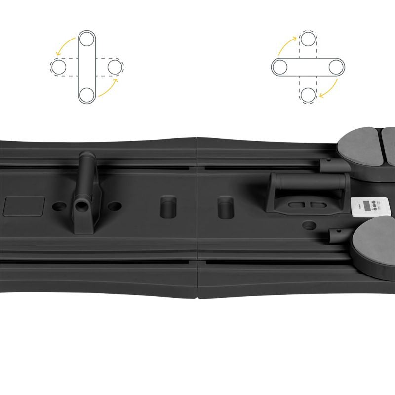 Rebel Active Home Pilates Set, Multifunctional 9-in-1 Fitness Device, Black fekete készlet RBA-3069-BK
