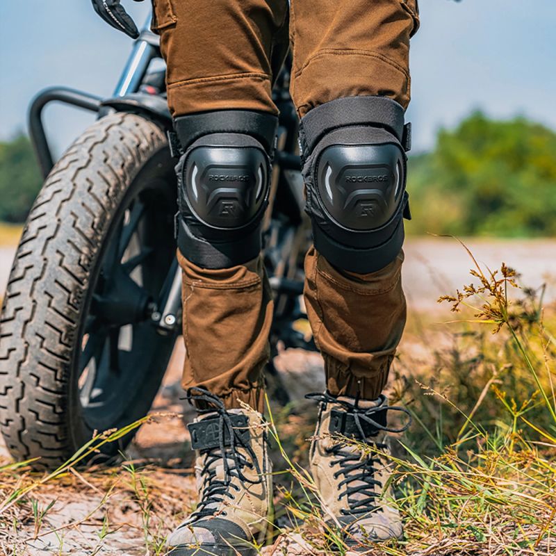 Rockbros 19230003001 knee pads - black fekete protectors and knee pads