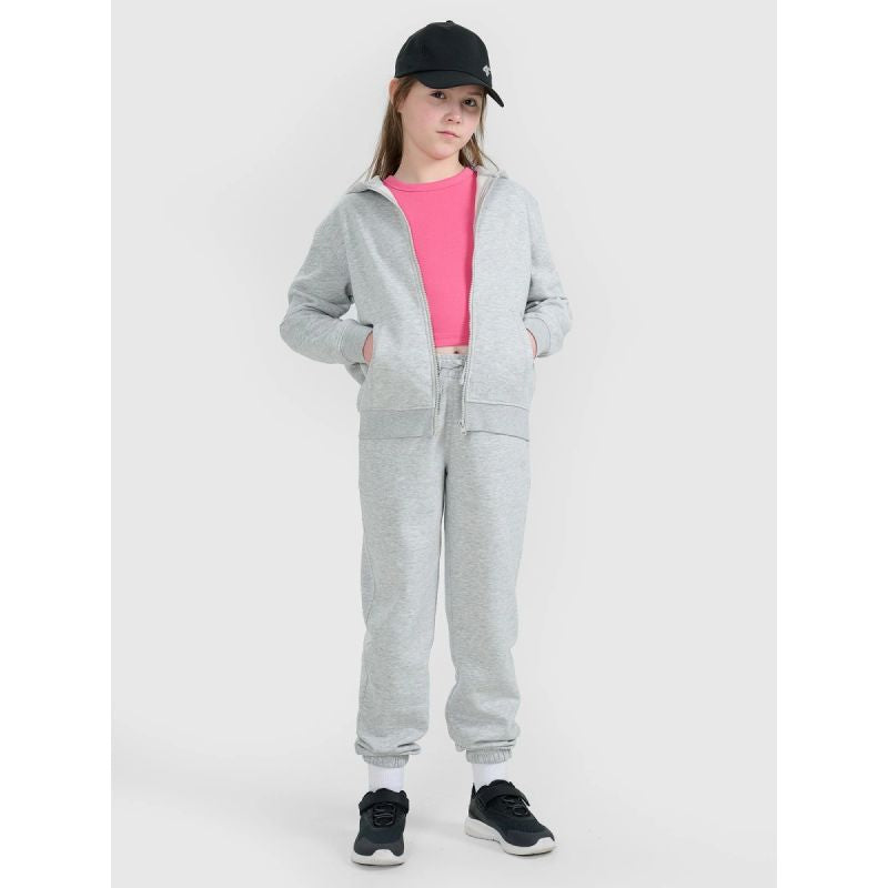 Girls' sweatshirt with a hood, 4F 4FJWMM00TSWSF1861-25M kapucnis pulóver