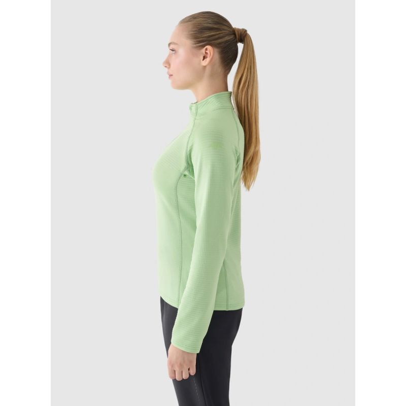 Women's slim quick-drying training sweatshirt 4F 4FWAW24TFSWF411-41S edzőruha