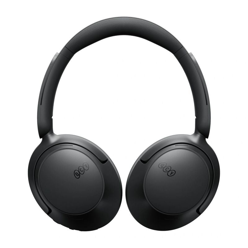 head QCY H3S Wireless On-Ear Headphones with LDAC and ANC Noise Cancellation - Black czarny headsets