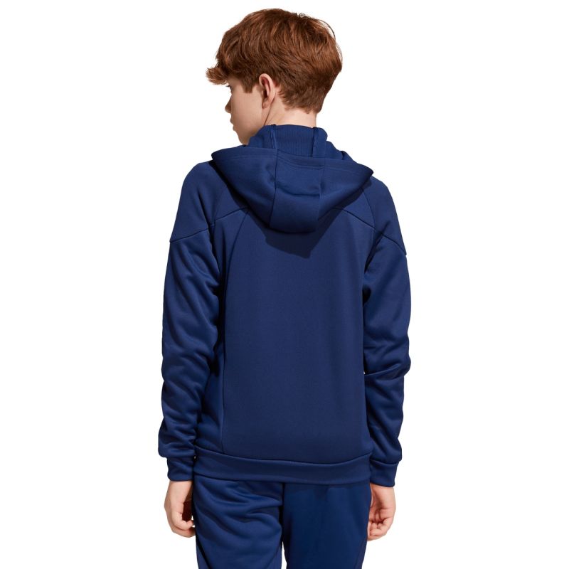 Adidas Tiro 25 Full-Zip Kids' Sweatshirt, Navy sötétkék gyerek pulóver JC5127