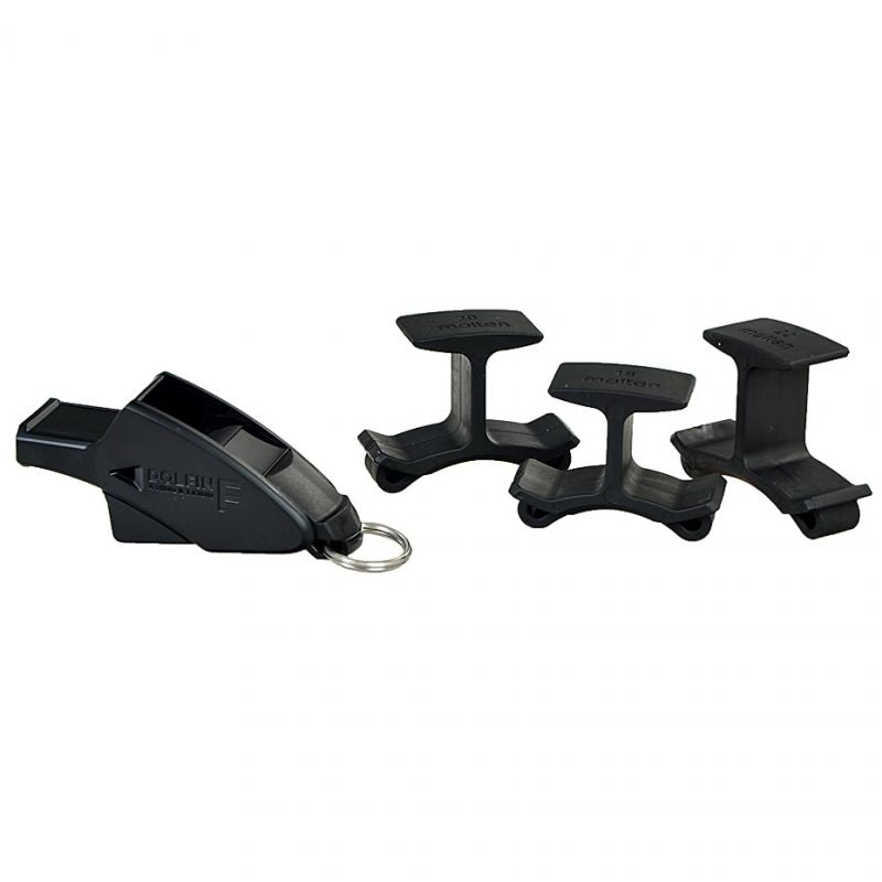 Molten Delfin F whistle with handle KS fekete whistles