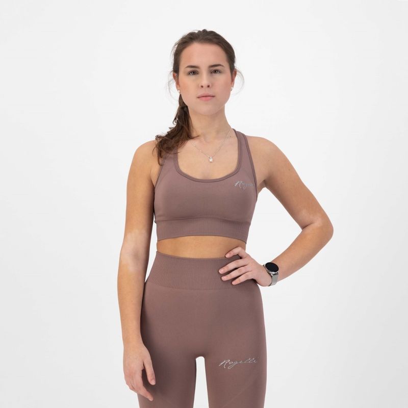 Rogelli TRINITY sports bra dusty rózsaszín sports bras