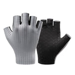 Rockbros Breathable Short Finger Cycling Gloves, Size: XXL - Gray szary \ xxl kesztyű