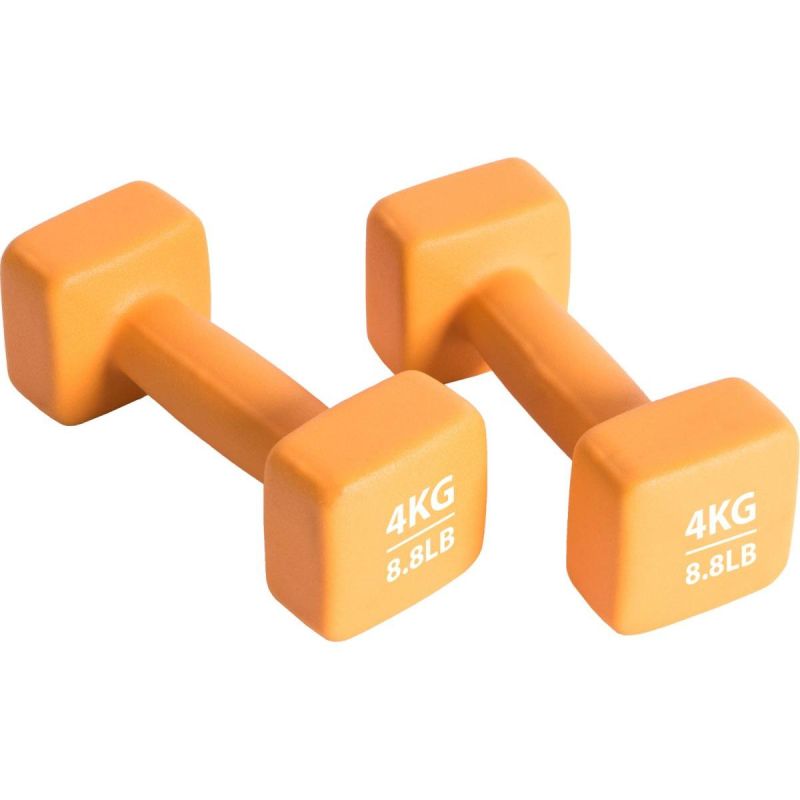 Pure 2 Improve NEOPRENE DUMBBELL SET 2x4KG dumbbell, strength training equipment, training equipment, sets