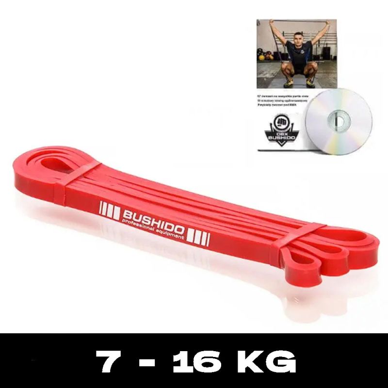 DBX Bushido Power Band 13 - Reinforced Training Band RED 7-16 KG 30-80 kg training bands, training equipment