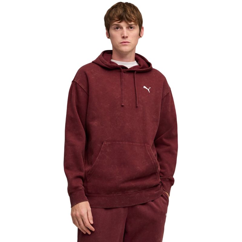 Puma ESS Elevated Relaxed Wash Hoodie M 688049 96 Pulóver