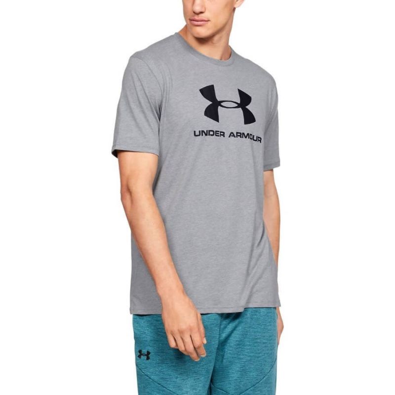 Under Armour Sportstyle Logo SS T-shirt szürke póló 1329590036
