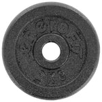 Enero Black Cast Iron Weight 2 Kg Fit ø26.5 fekete weight, strength training equipment, training equipment