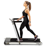 HMS MULTI Electric Treadmill with Desk 1-12 km/h, Gray szürke edzőfelszerelés 17-19-126