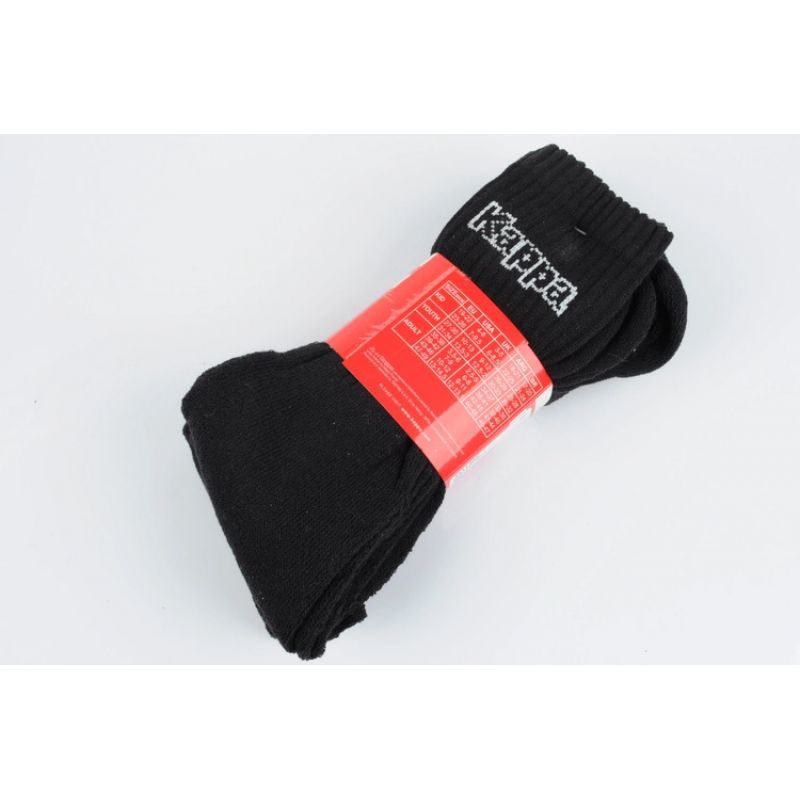 Kappa black long socks fekete zokni 34113IW901