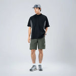 Rockbros with belt size M - green zielony \ m short