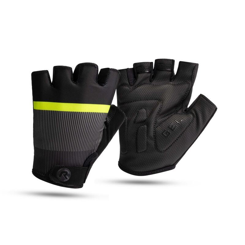 Rogelli HERO II gloves black-fluorescent fekete kesztyű