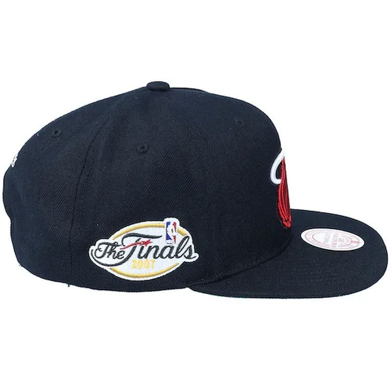 Mitchell & Ness NBA Miami Heat Top Spot Snapback Hwc Heat Cap HHSS2976-MHEYYPPPBLCK Sapka
