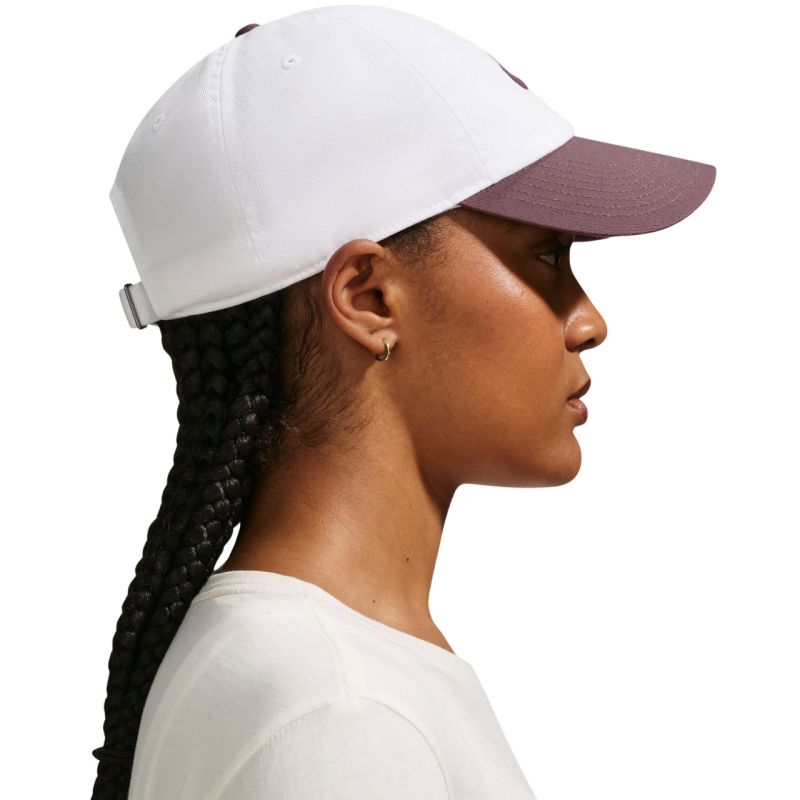 Nike Club Cap White and Purple