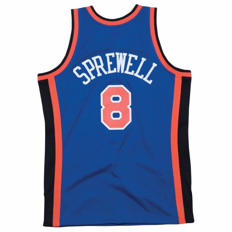 Mitchell & Ness Swingman Jersey NBA NY New York Knicks Latrell Sprewell - SMJYAC18055-NYKROYA98LSP mez